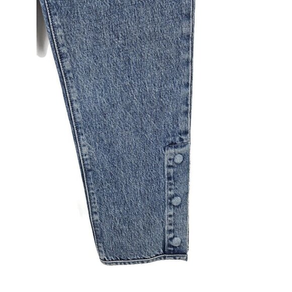 New RtA Matisse Straight Leg Jeans Womens XS Blue Cropped High Waist - Picture 3 of 10
